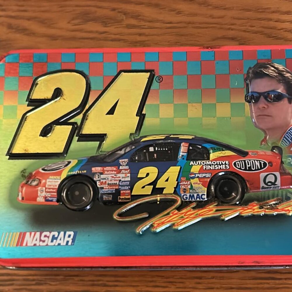 Jeff Gordon 24 1999 Card Set New NASCAR JG Motorsports in Collector Tin &Little